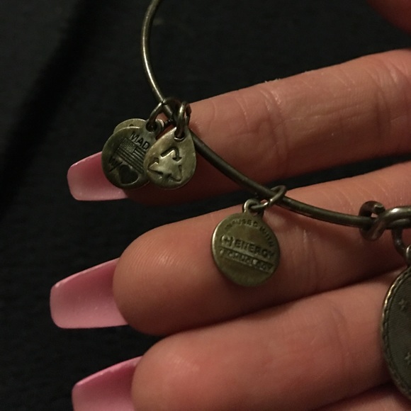 Aquarius Alex and Ani Bangle Bracelet - Picture 2 of 4